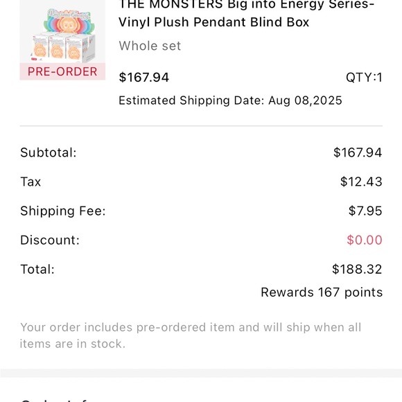 Authentic Pop Mart Big Into Energy Labubu- Loyalty New Unboxed - Picture 10 of 10